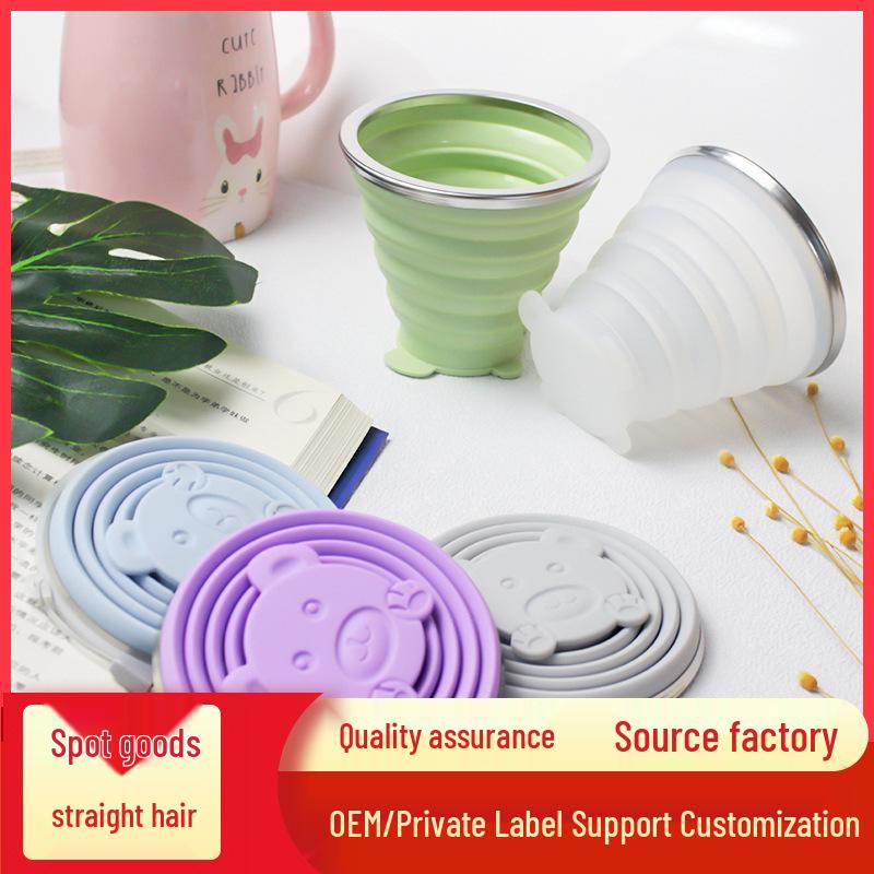 Foldable Silicone Travel Cup: Portable, Telescopic, and Compact for Outdoor Use