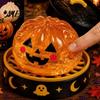 Spooky Pumpkin Fidget Toy 1/5Pcs Halloween Dumpling Squeeze with Steamer, Eyeball Ghost Holiday Party Favors Skull for Relieve Stress, Stress Relief