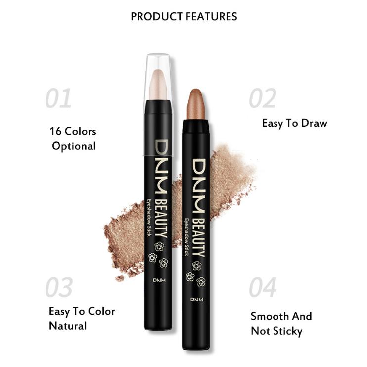 Vibrant Multicolor Eyeshadow Stick Long-Lasting Shimmery and Glittery Eye Makeup Easy-to-Apply Smudge-Proof and Waterproof Eye Shadow Pencil