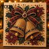 Creative Christmas Gifts for Adults Faux Pearl Art Kit, 20x20cm Xmas Painting DIY Wall Decor Making Kit Sparkling 3D Diamond Craft Adults, Festive