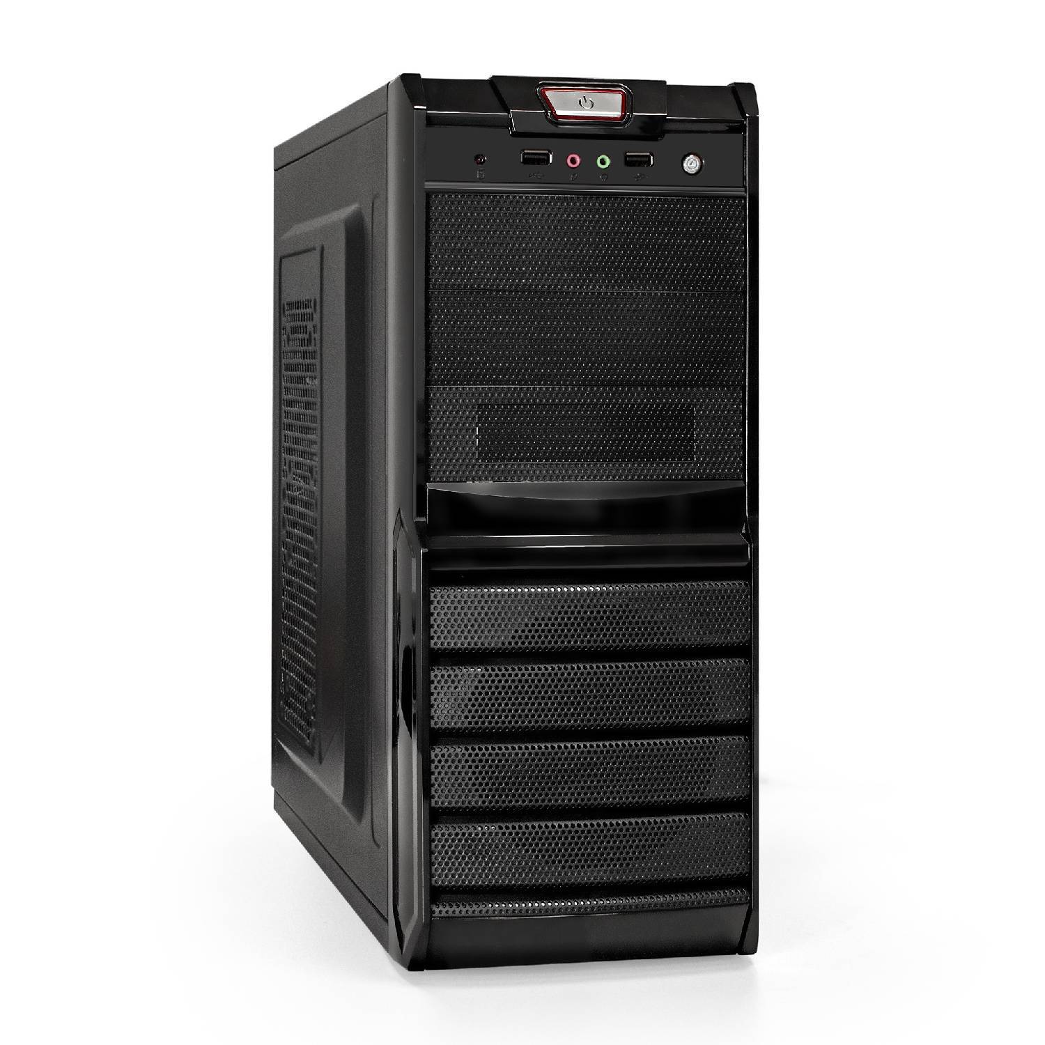 

System Unit Housing Exegate Ex278398rus Xp-329s Black Atx xp450 Black 120mm 2 usb Audio