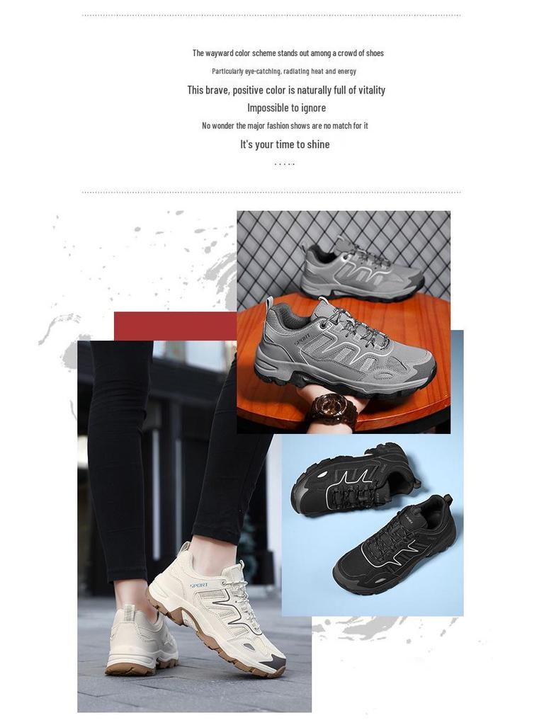 2024 Übergröße Wanderschuhe: Unisex Outdoor-Sport- & Offroad-Laufschuhe für Männer & Frauen