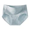 Women Seamless Mid Waist Pure Cotton Antibacterial Plus Size Daily Underwear Panties