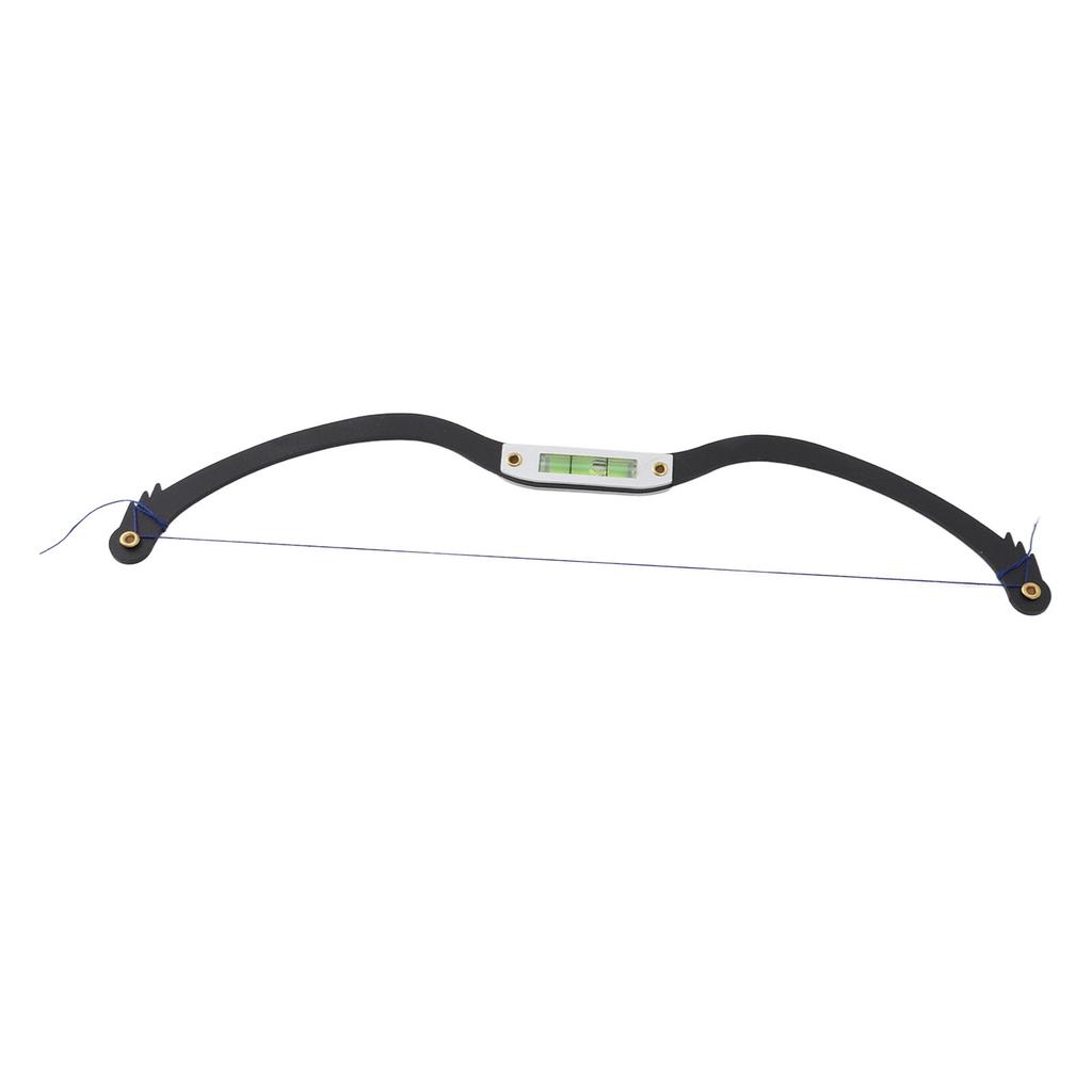 Horizontal Bead Mapping Ruler Professional Eyebrow Measure Ruler with String for Microblading Black