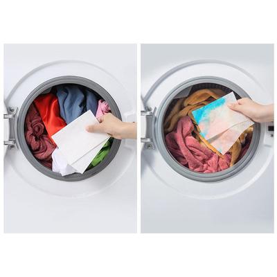 50 PCS/Bag Laundry Tablets Laundry Paper Anti-Staining Clothes Sheets Anti-String Mixing Color Absorption Washing Accessories
