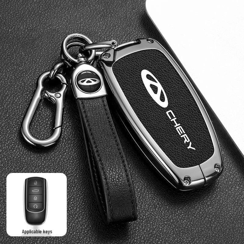 Men's Luxury Smart Key Case for Chery Tiggo 8pro/8plus/9 Arrizo