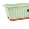 Flower Window Box Vegetable Planter Rectangle 50x19x16cm Windowsill with Drainage Holes for