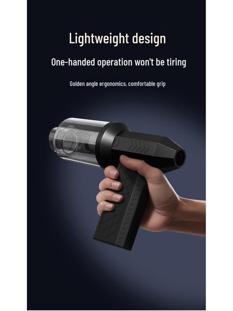 Handheld Wireless Mini Turbine Fan & Camping Vacuum Cleaner Combo