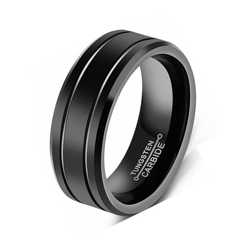 

1Pcs Classic Men Stainless Steel Rings Simple Vintage Rings For Men Wedding Bands Christmas Party Jewelry Gift 11