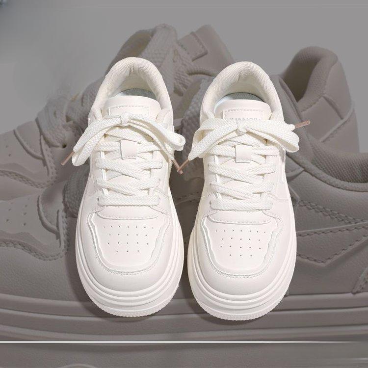 Women's Shoes Autumn and Winter Thick-soled Increased White Shoes American Casual Fashion Women's Shoes