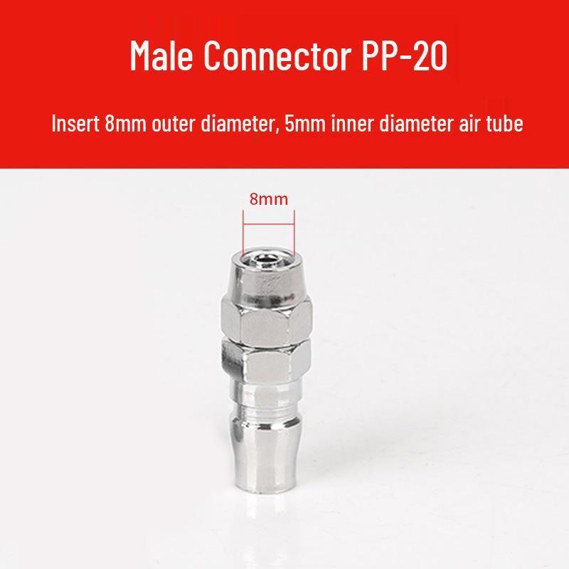 Pneumatic C-Type Quick Connector for Air Hose and Compressor Accessories