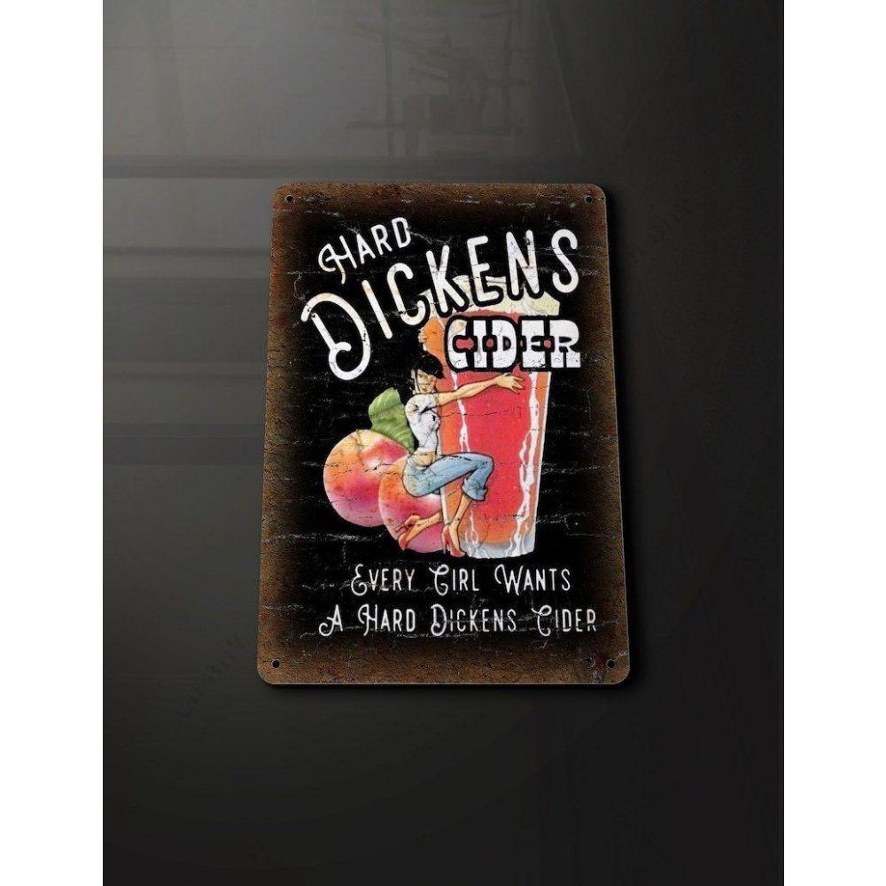 Beer poster on the wall, metal plaque 20x30cm