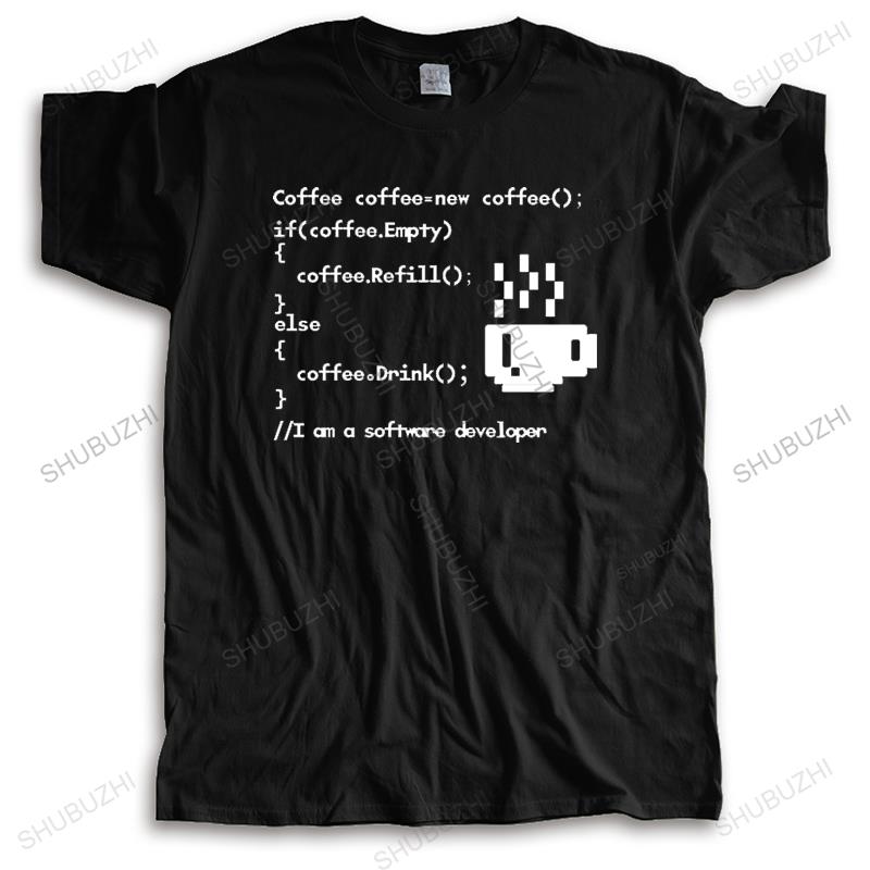 Hot Sale Unisex Brand Summer T Shirt Vintage Tee Short Sleeve Cotton Funny Software Developer Fashion Unisex Teeshirt Short Sleeve