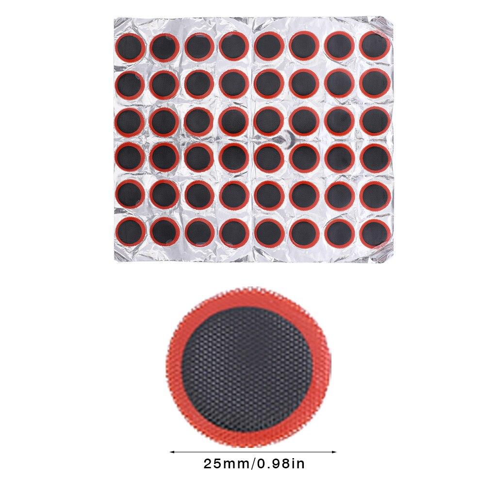 48 Pcs Tire Patch Rubber Bike Tyre Repair Pad Portable Tire Inner Tube Pad