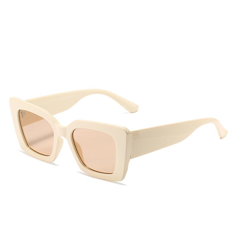 Summer Simple Sunglasses, Personalized Cat Eye Square Glasses, Versatile Sunglasses For Women