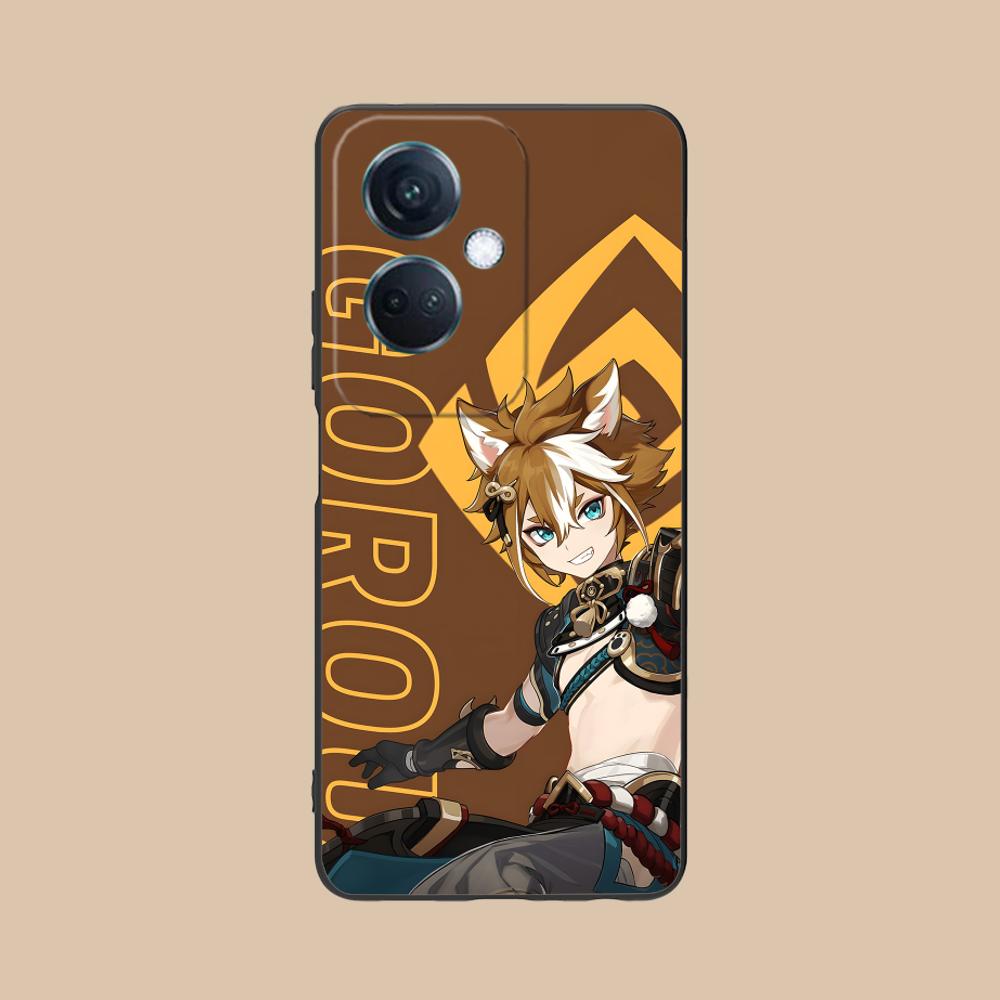 Game GI Gorou Mobile Phone Case for OPPO Find X9 X8 X7 X6 X5 X3 X2 Plus s Pro Ultra Lite Colorful Printing Cover Pretty Luxury