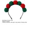 Headgear Mini Ball Design Ultra-Light Friendly to Skin Vivid Color Easy-wearing Dress Up Polyester Pet Cat Hair Hoop Party Decoration Headdress