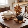 5Pcs Polished Heat Resistant Table Mat Windmill-shaped Anti-scald Pad Protective Coaster  Home  Use