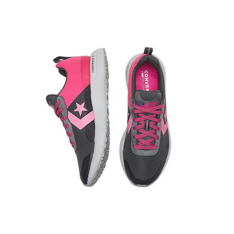 Converse Cons Star Series Rn Fabric Low Top Running Shoes Unisex Sneaker Gray Pink 166521C