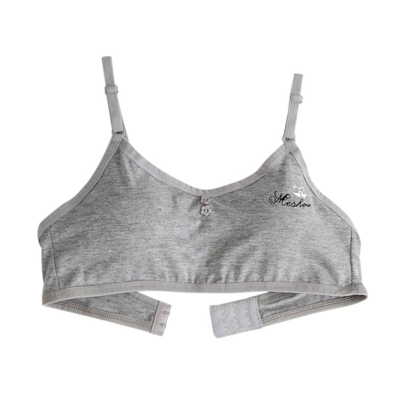 

Нижнее белье для девочек-подростков, хлопковый бюстгальтер с мягкой подкладкой, дышащий бюстгальтер для молодых девушек для йоги, спорта, бега, 12–18 лет One Size