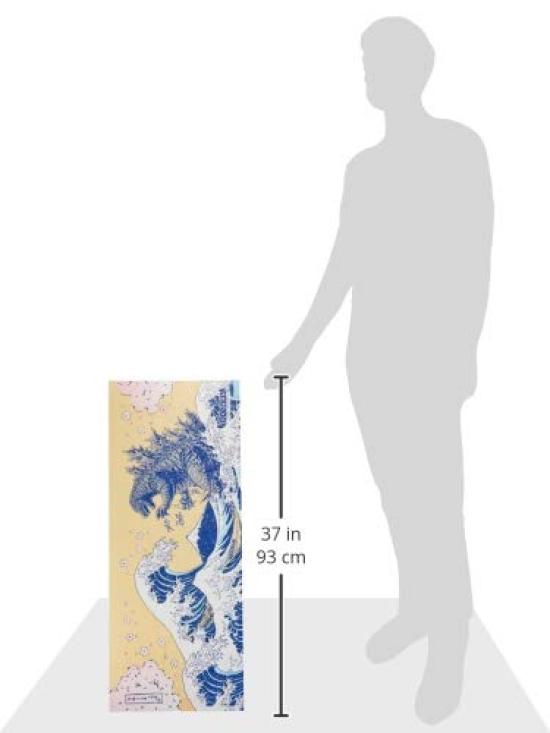 Fourcart Godzilla potisk Tenugui s designem Fudži a třešňových květů Mt.