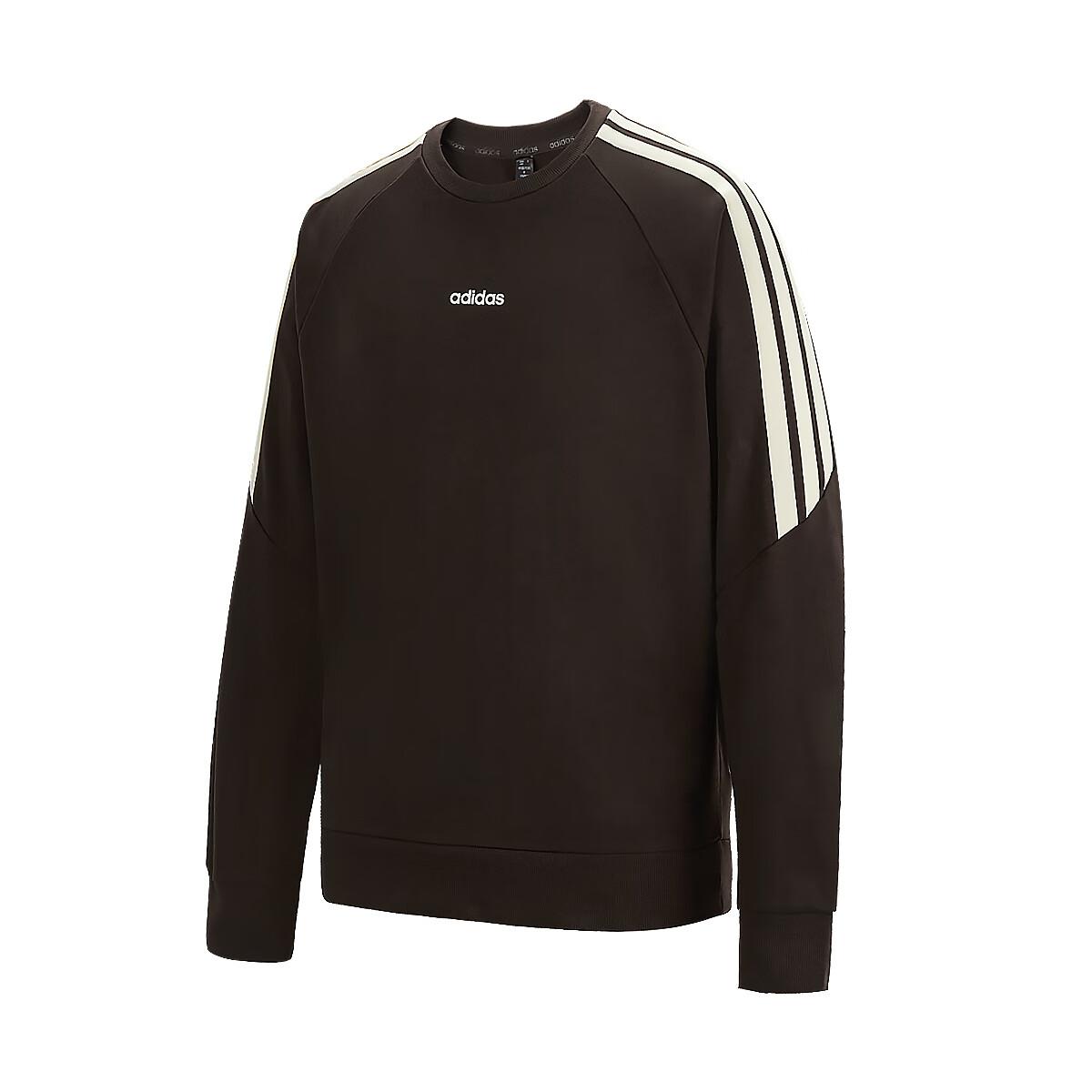 

Adidas Letter Three Stripes Crew Neck Pullover Long Sleeve Sweatshirt Unisex sweatshirt KC0295 S