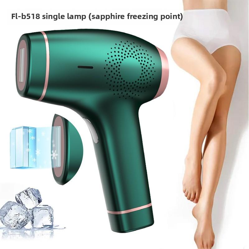 Freezing Point Hair Removal Instrument IPL Sapphire Painless Household Lip Hair Underarm Whole Body Hair Removal Machine for Men and Women