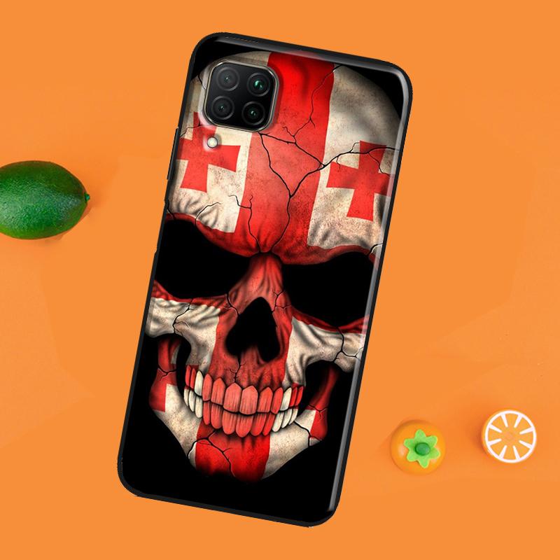 Georgia Grunge Flagge Telefon Fall Für Huawei P40 Lite P20 P30 Pro Nova 5T P Smart Z 2019 2021 Ehre 50 10i 8X 9X
