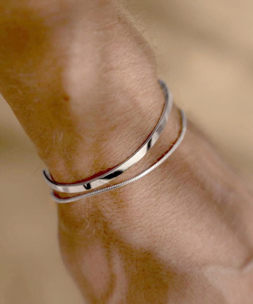 Heita Moni Silver Bracelet Moni Silver Layered Bracelet