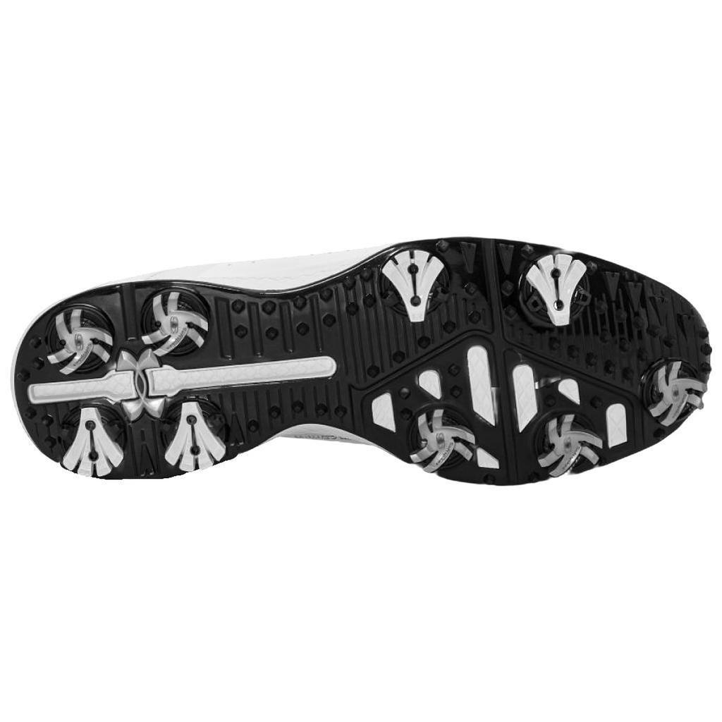 Under Armour Charged Draw 2 Golf Wide 'White Black' 3026401-100