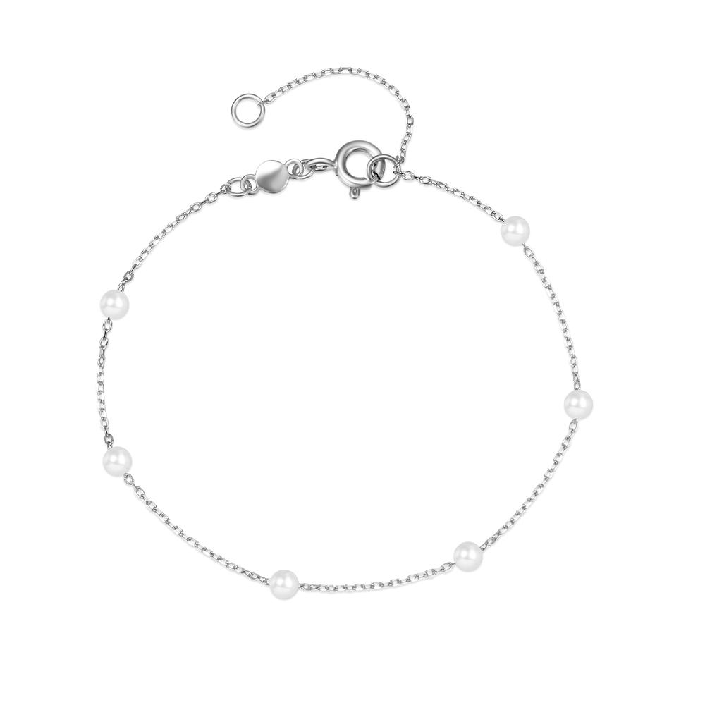 CANNER European American Style Eight-Pointed Star Zircon Bracelet S925 Silver Personality Simple Versatile Bracelet