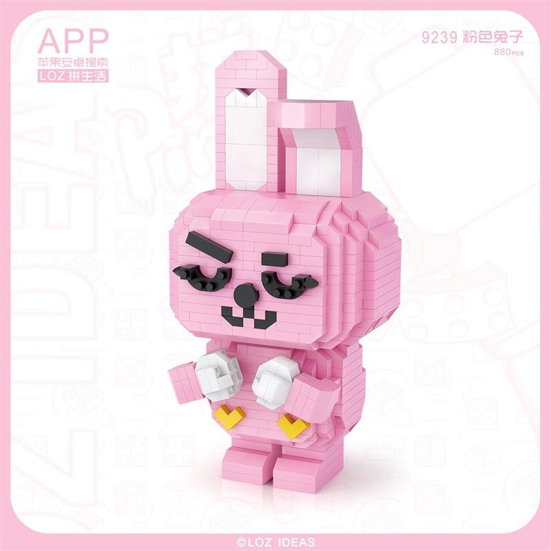 Loz Mini Blocks Beautiful Cartoon Character Cute Girl Small Bricks Brinquedo Boy Gift Girl Present Christmas New Year Goods