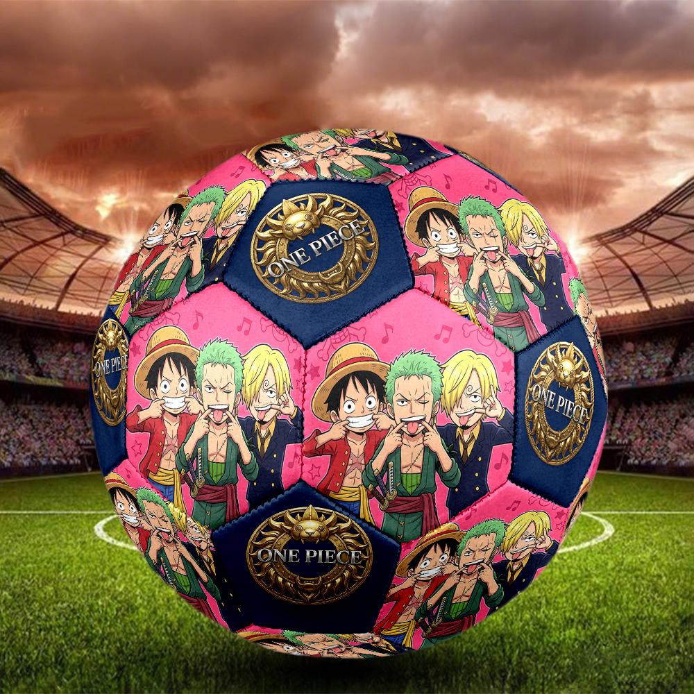 1pc One Piece Football Soccer Ball Size 5 Indoor Soccer Ball Fashion Colorful Backyard Game -Great For Sports Fans Gift HE18