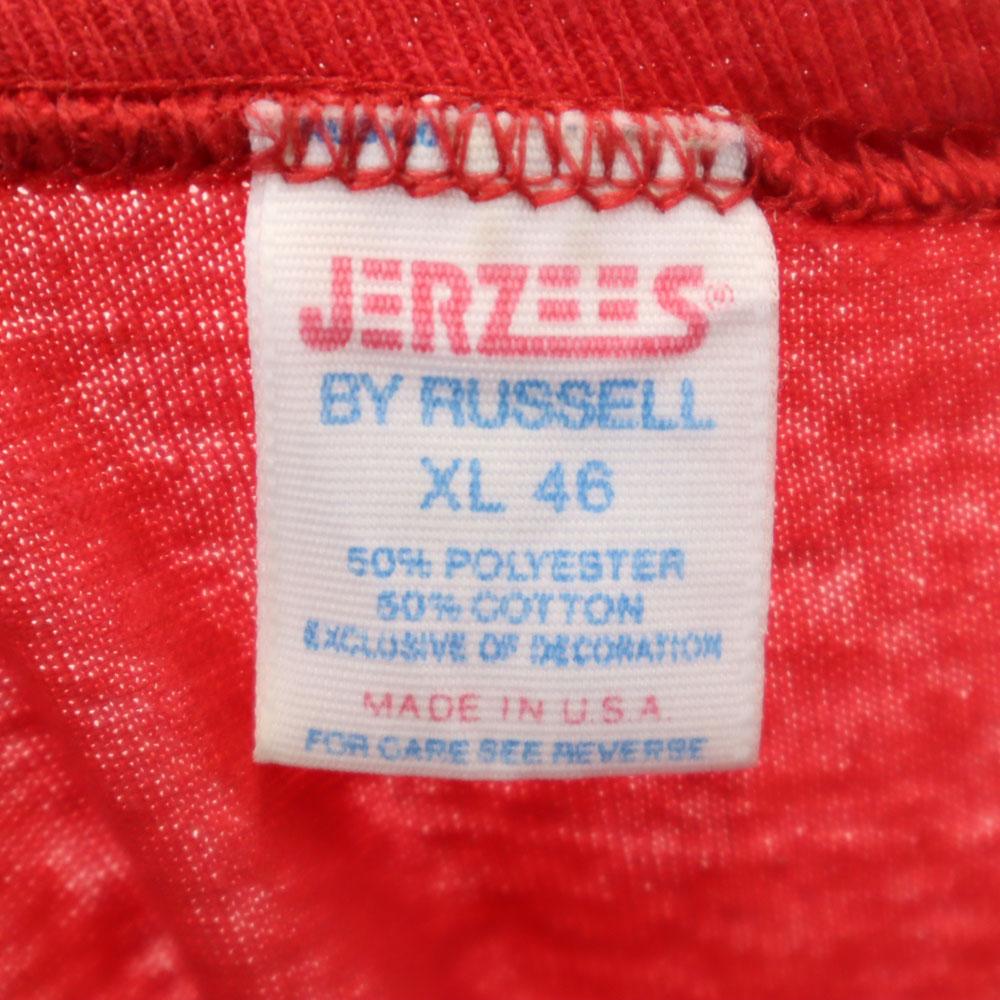 JERZEES 70s 80s Made In USA Vintage Single Stitch Short Sleeve T-shirt XL Men's Used