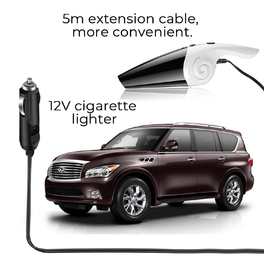 12V Car Vacuum Cleaner Handheld Strong Suction Vacuum Cleaner 120W For Car Home Wet&Dry Dual Use Electronics Spare Filter