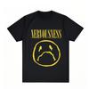 Lustiges Nirvana Smiley Amerikanisch Heavy Retro Made Old Baumwoll Kurzarm T-Shirt für Damen und Herren Übergröße Sommer Tops Tee