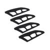 4Pcs Eyeshadow Shaper Silicone Portable Eyeshadow Stencil Guide Eye Makeup Aid Tool for Home Beauty 