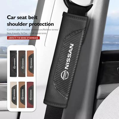 Car Safety Seat Belt Shoulder Sheath Protection Strap Cushion For Pulsar Skyline Patrol Navara Micra X-Trail