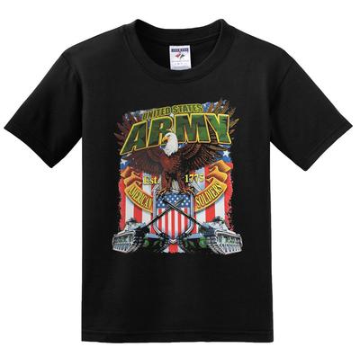 New United States Army Est 1775 Logo Us Flag Heroes Military Soldiers T-Shirts