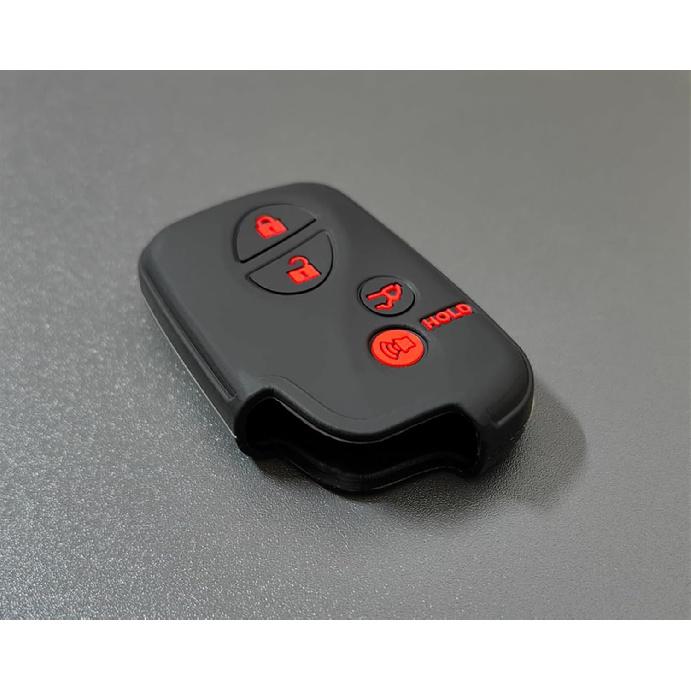 Silicone Rubber Key Fob Cover Compatible with 2005-2017 Lexus CT200h ES350 GS300 GS350 GS430 GS450h GS460 is F IS250 IS350 LS460 LS600h LX570 RX350