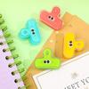 2 Pezzi Clip Acriliche Cartone Animato Carine Occhi Grandi
