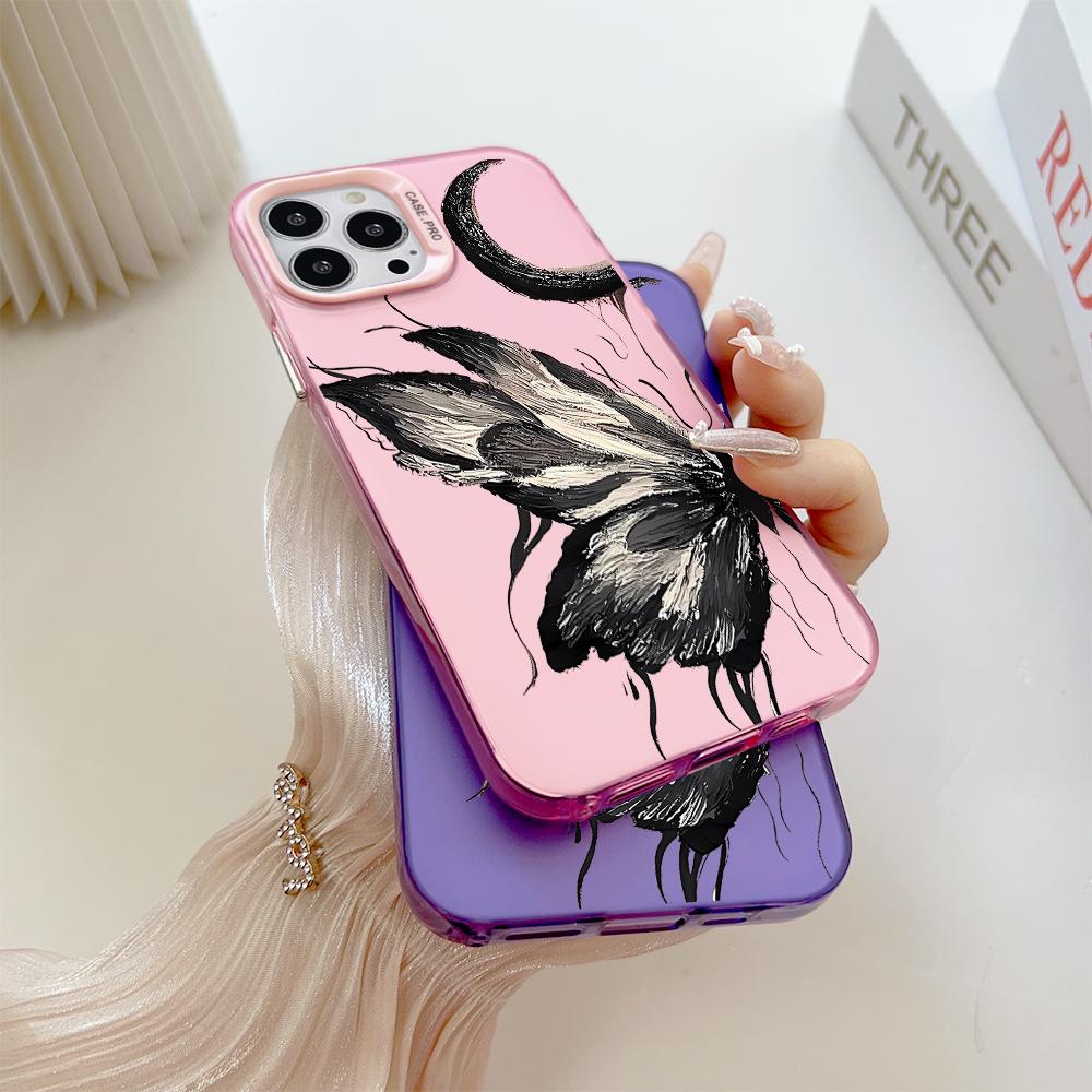 Malovaný vzor barevný stříbrný oboustranný pevný kryt odolný proti pádu proti pádu pro Xiaomi Redmi Poco