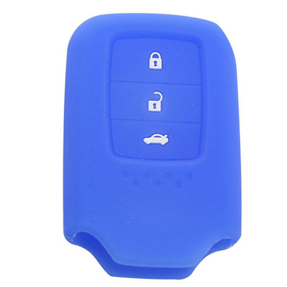 For Honda CRV CR-V Pilot Accord Civic Jazz Jade Fit HR-V HRV Freed Key Case Silicone Key Cover Shell Fob Protector Accessories