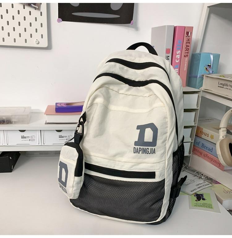 

Стиль коледжу великої місткості повсякденний рюкзак дизайнерський сенс модне кольорове поєднання рюкзак модна шкільна сумка для учня середньої школи