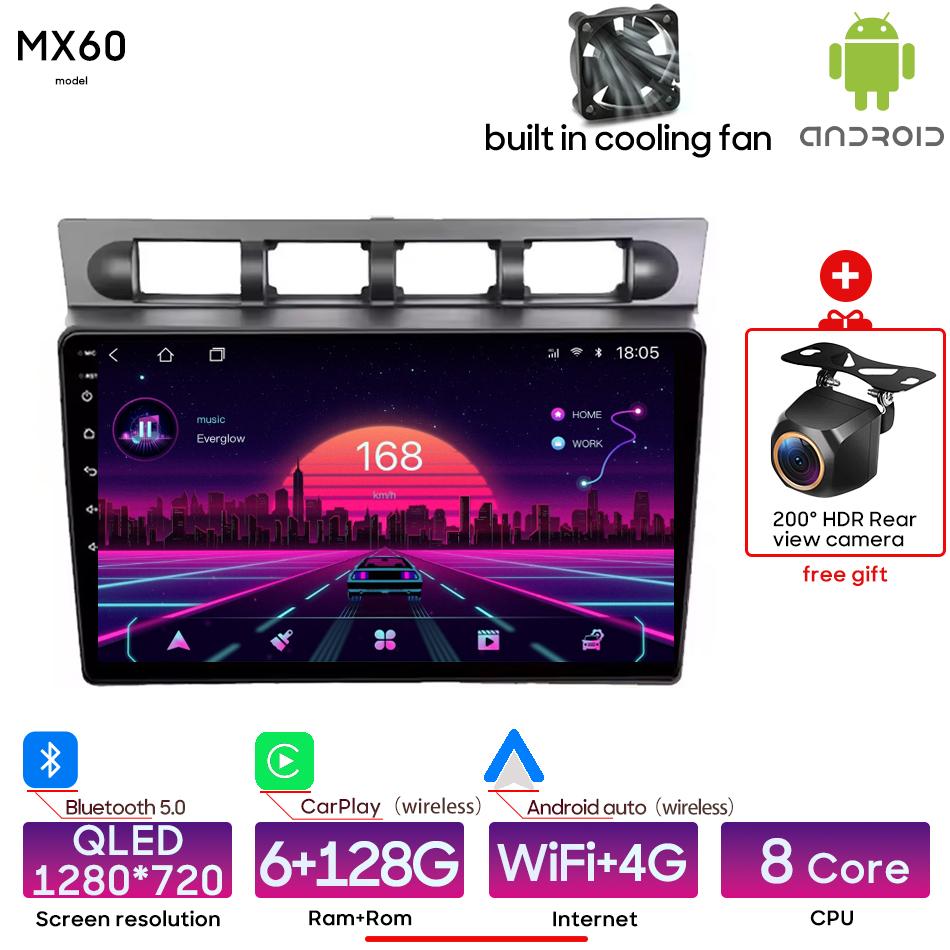 Android for Kia Morning Picanto 2004 - 2007 Car Multimedia Player Navigation Radio Carplay Auto Head Unit Stereo Video