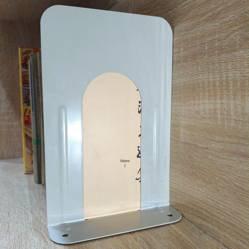 Stahl Buchstützen Set - Große, Mittlere, Kleine Größen für Studenten und Bibliotheksregalstützen