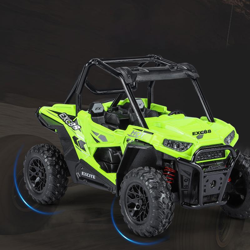 1:24 Stopowy Model Motocykla ATV Diecast Plażowy Terenowy Symulacyjny Model Motocykla Dźwięk i Światło Zabawki dla Dzieci Prezent