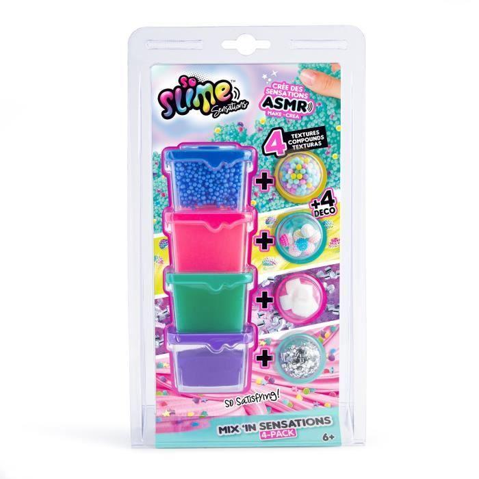 Canal Toys - So Slime DIY - Mix'in Sensations 4-pack - Loisirs Créatifs - SSC 232 - Canal Toys