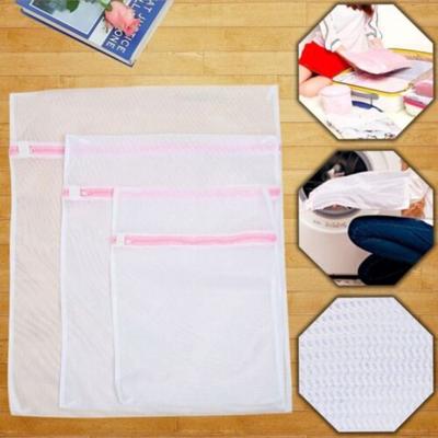 3 Sizes Wash Net Bag Zipper Bra Underwear Socks Washing Accessories Zippered Laundry