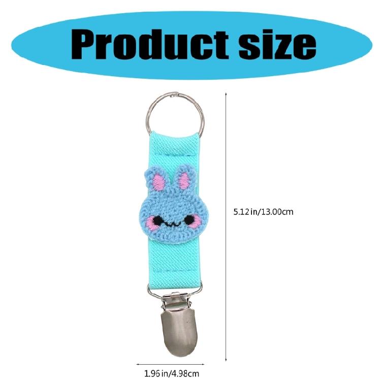 Rabbits Shape Hat Clip Antiskid Bag Clip Lovely Bunnies Animals Hat Clip Suitable for Various Head Sizes
